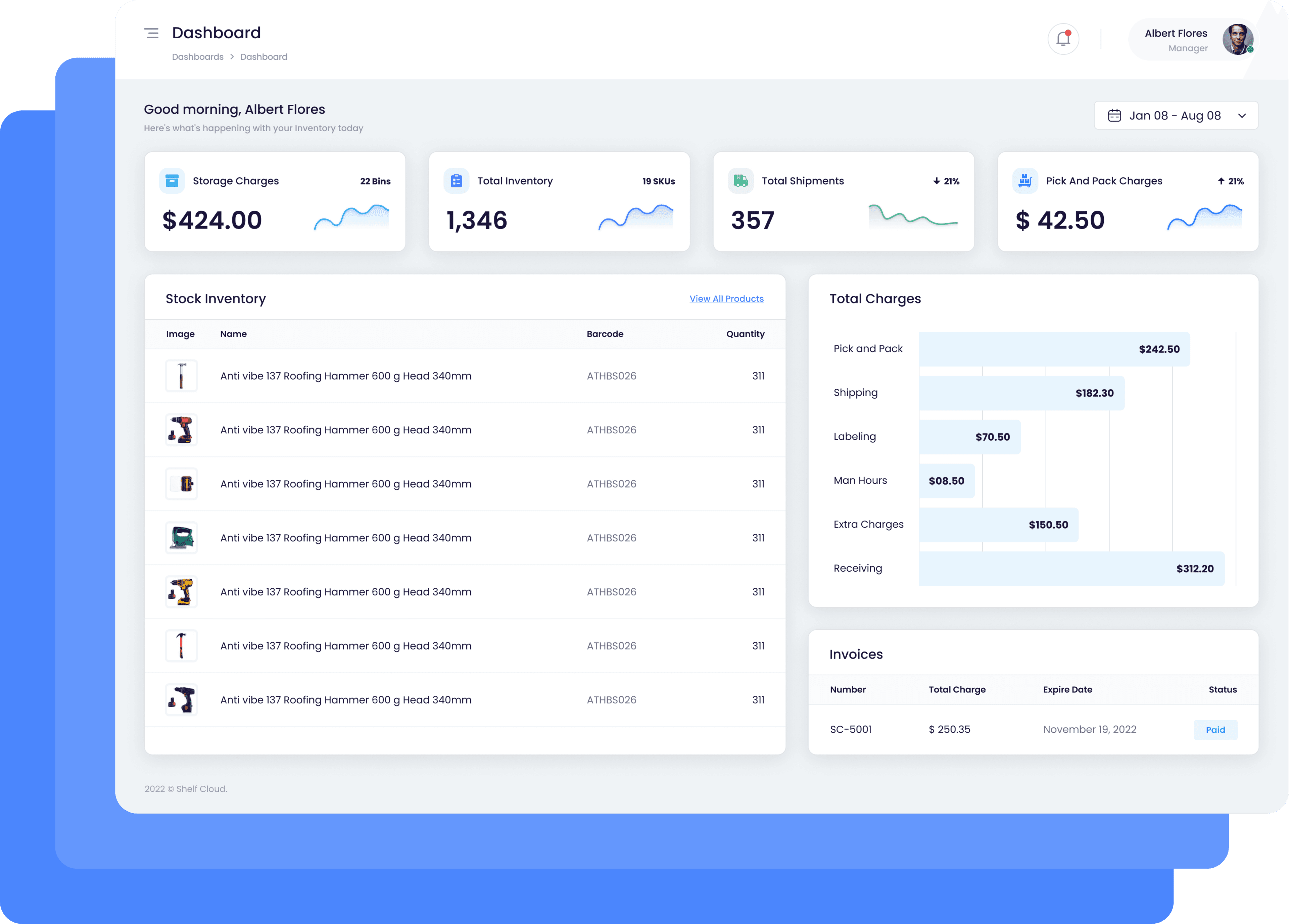 ShelfCloud Dashboard Image